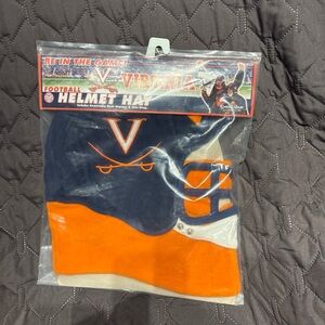 Ginia Navy and Orange Cavaliers Helmet Hat